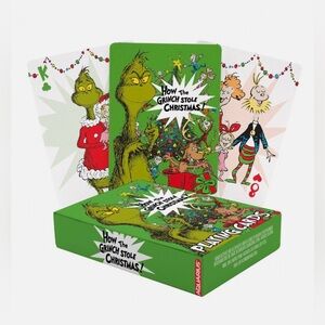 How the Grinch Stole Christmas Playing Cards Aquarius Green